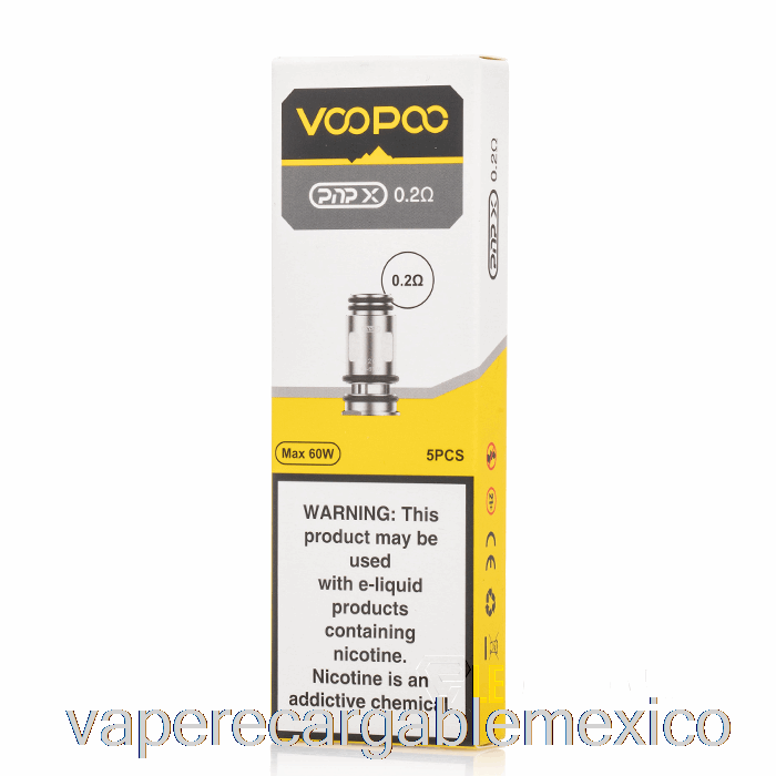 Bobinas De Repuesto Vape Recargable Voopoo Pnp-x Bobinas De 0,2 Ohmios Pnp-x